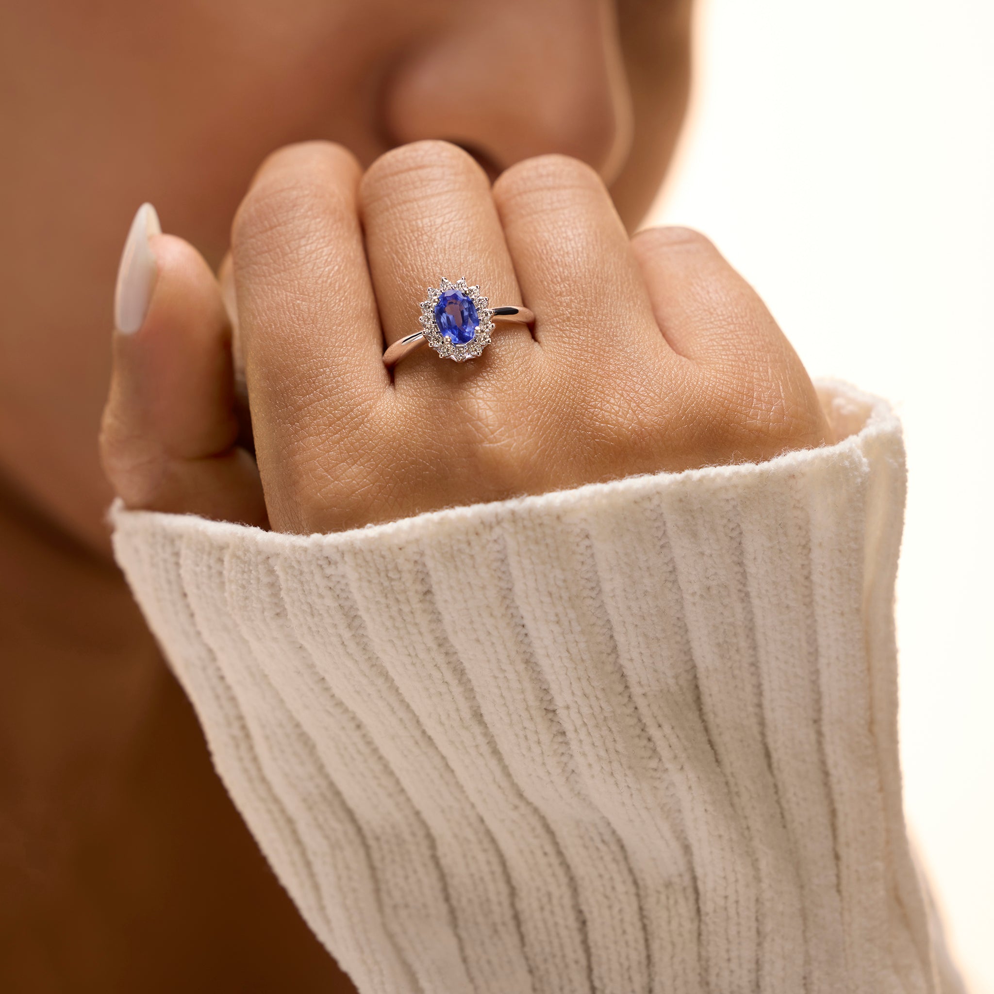 Blue Sapphire Muse Ring
