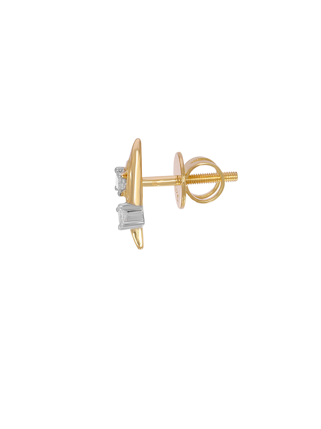 BAYAN Princess Cut Roots Earring | Lab Grown Diamond | Silver | SGL Certified