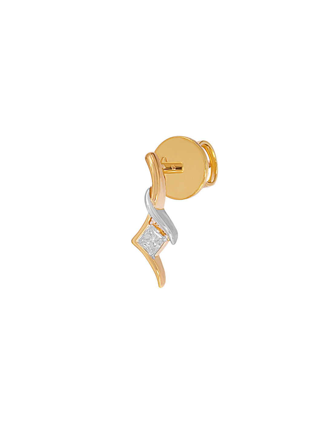 BAYAN Princess Cut Kite Earring | Lab Grown Diamond | Silver | SGL Certified
