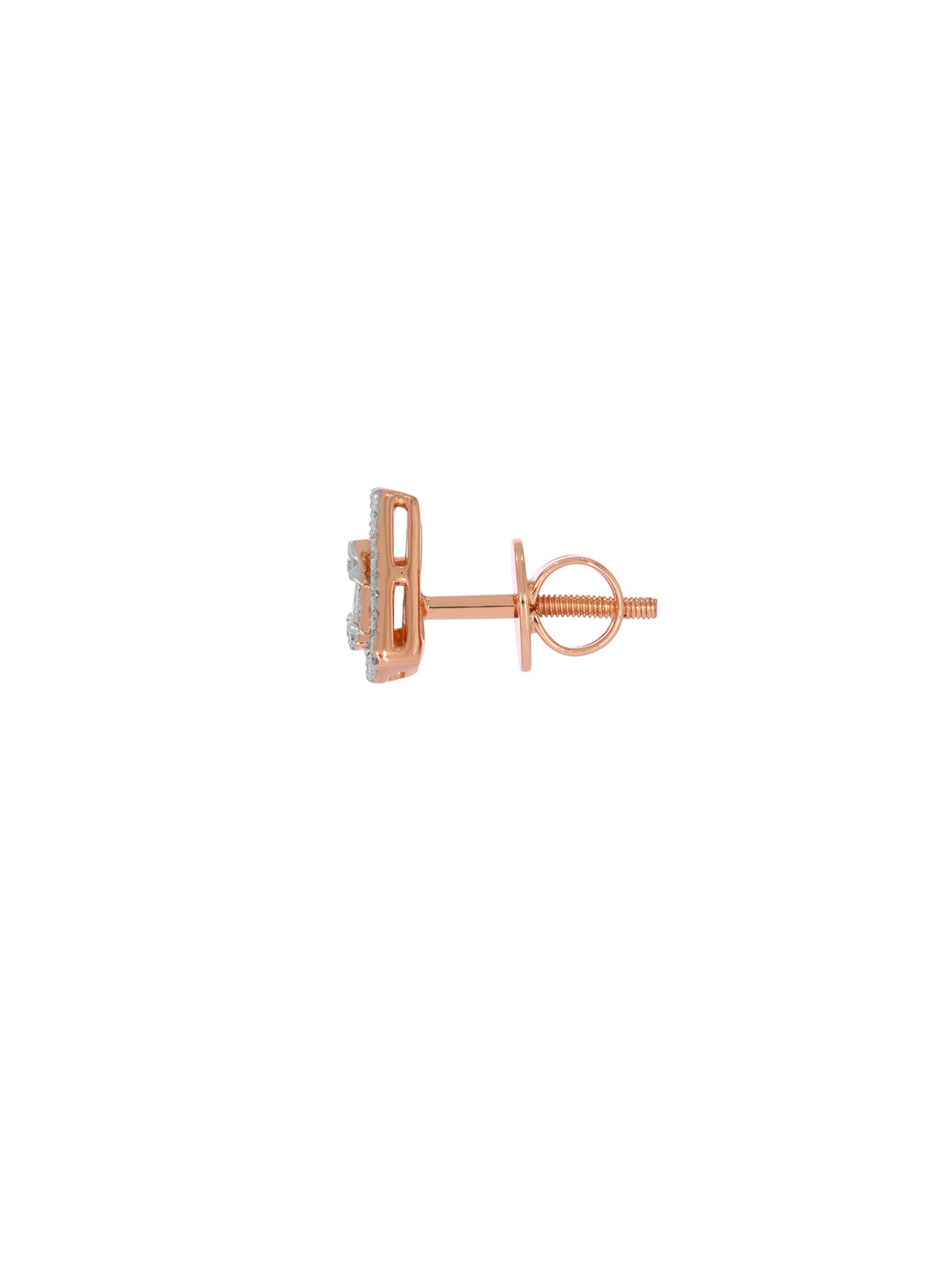 BAYAN Baguuette Cut Composite Sail Earring | Lab Grown Diamond | Silver | SGL Certified