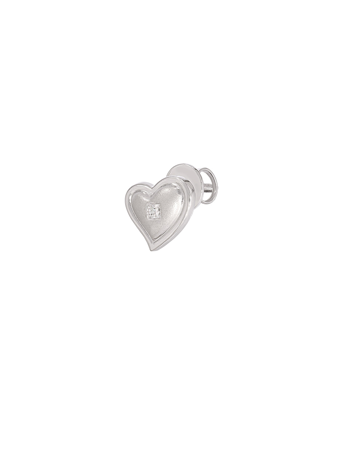 BAYAN Princess Cut Heartbeat Pendant | Lab Grown Diamond | Silver | SGL Certified