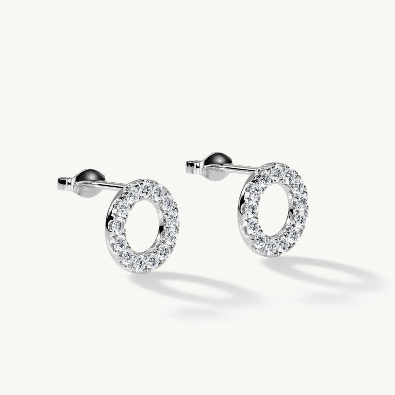 Circular Stud Earrings