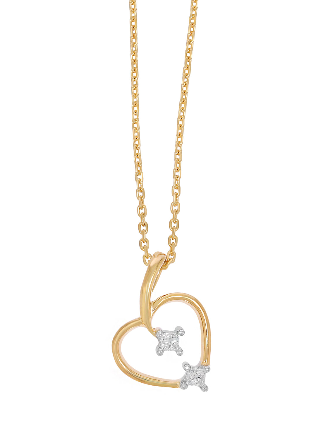 Princess Cut Apple Pendant