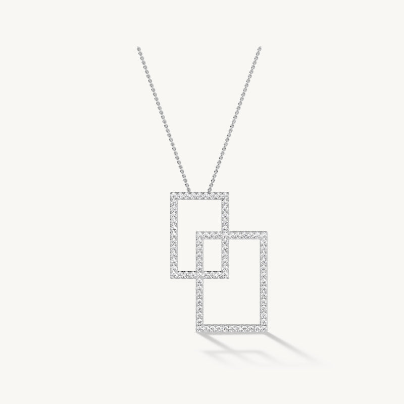 Interlinked Rectangle Pendant