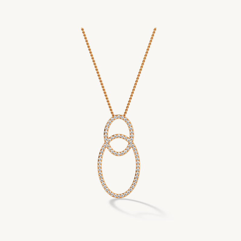 Interlinked Oval Pendant