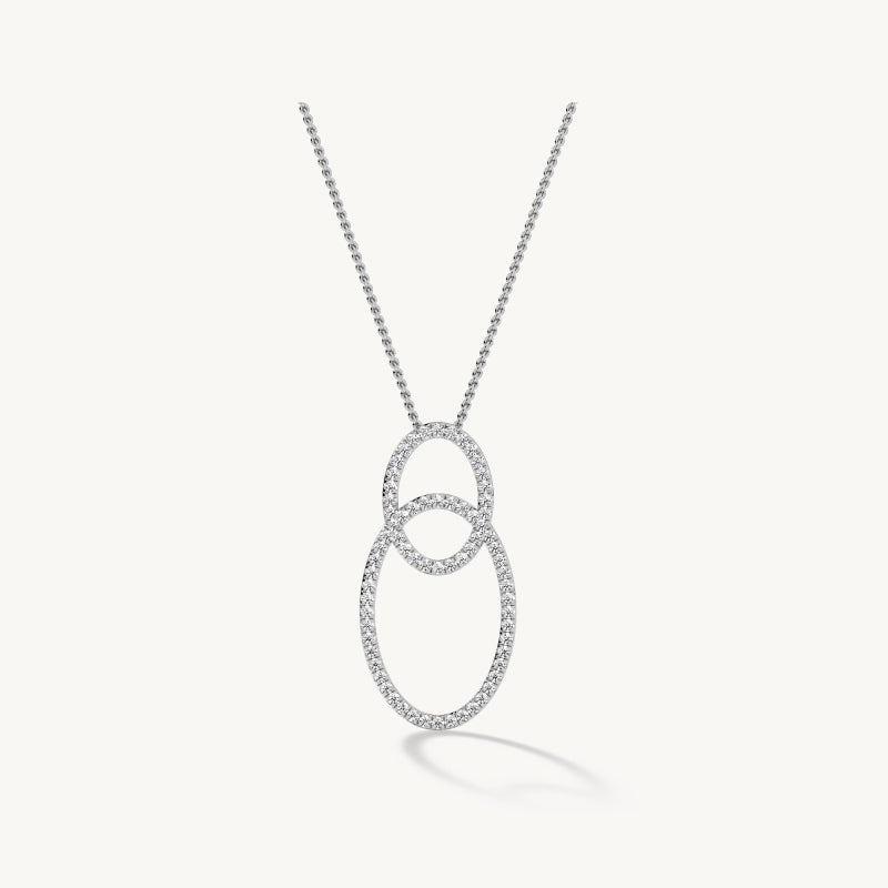 Interlinked Oval Pendant