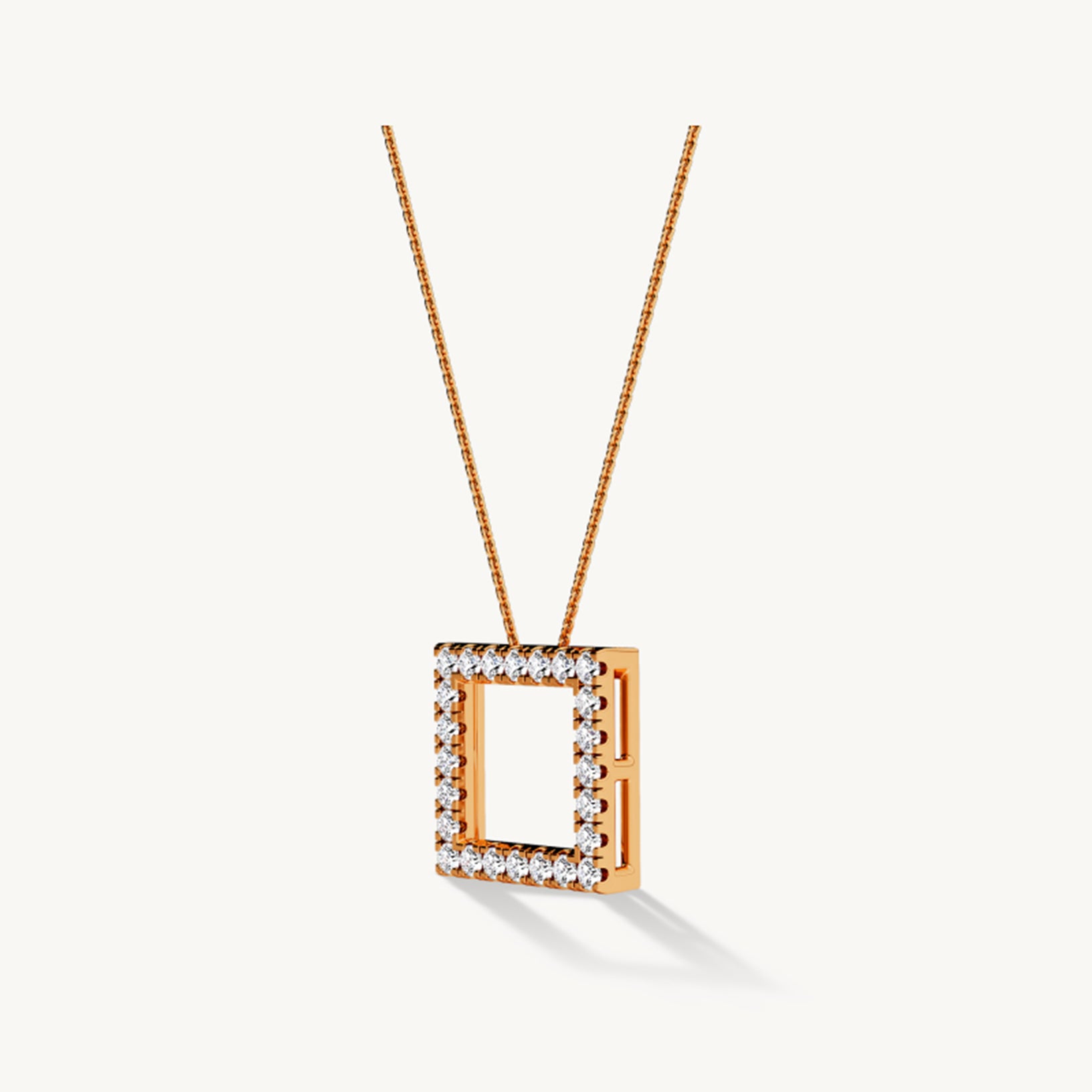 Diamond Square Pendant