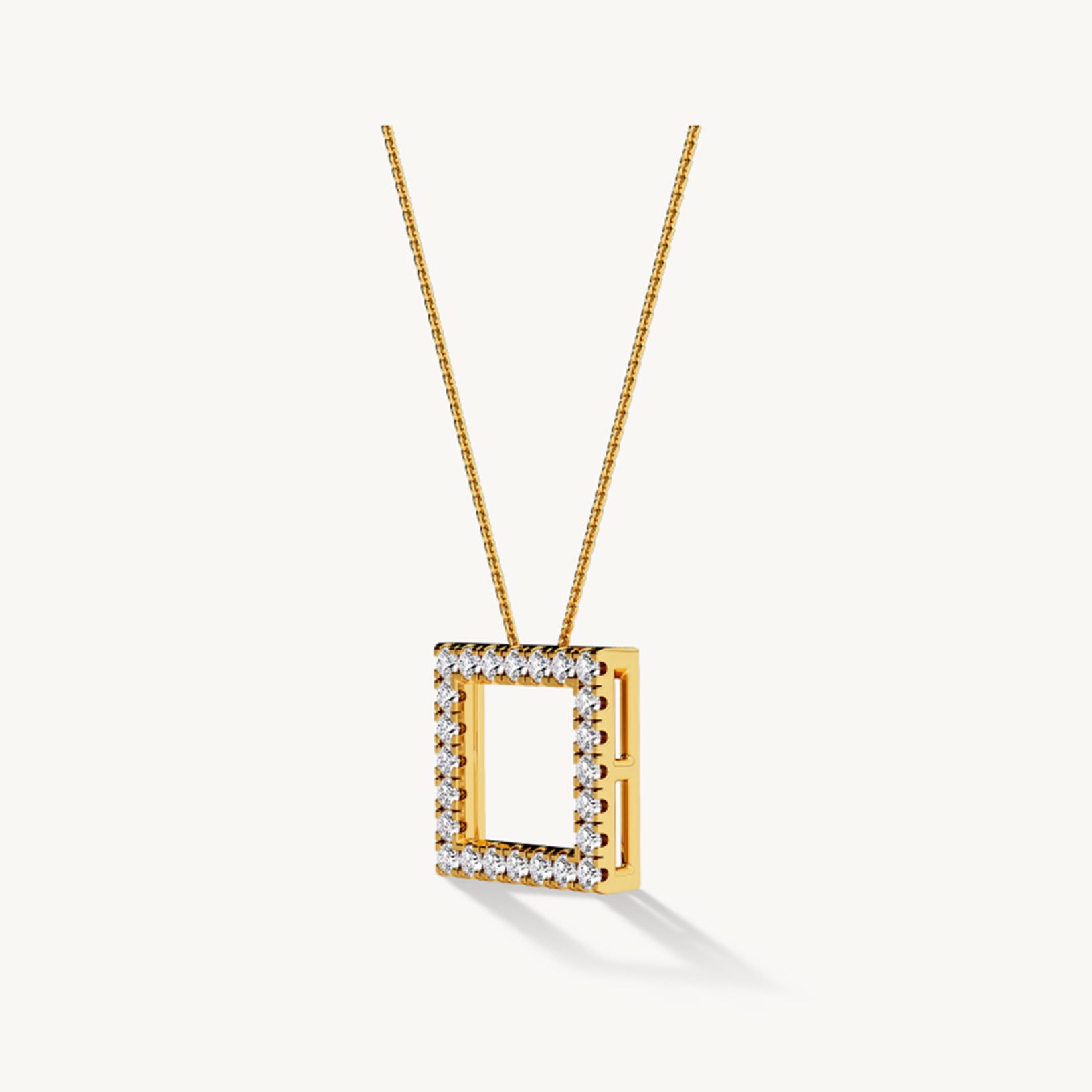 Diamond Square Pendant