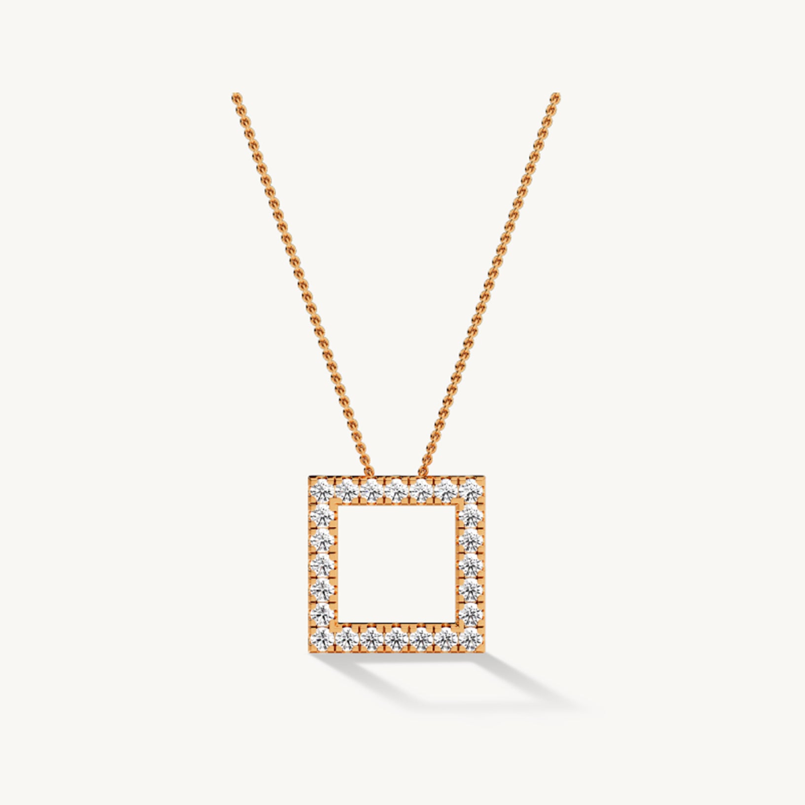 Diamond Square Pendant