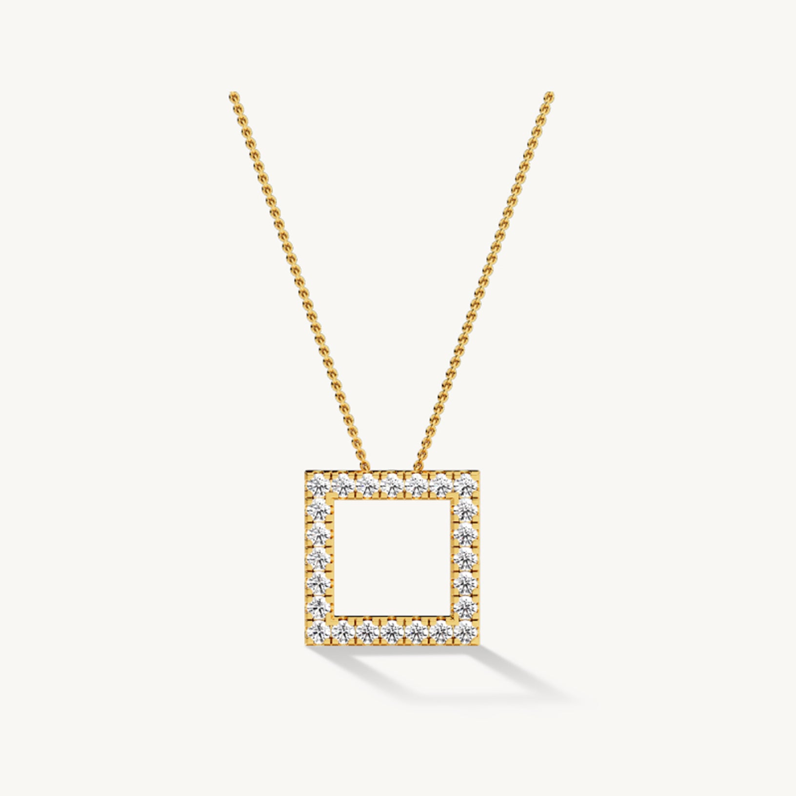 Diamond Square Pendant