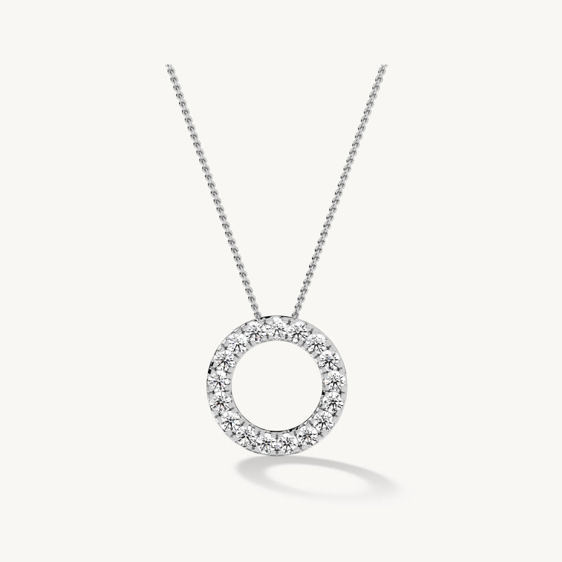 Diamond Circle Pendant