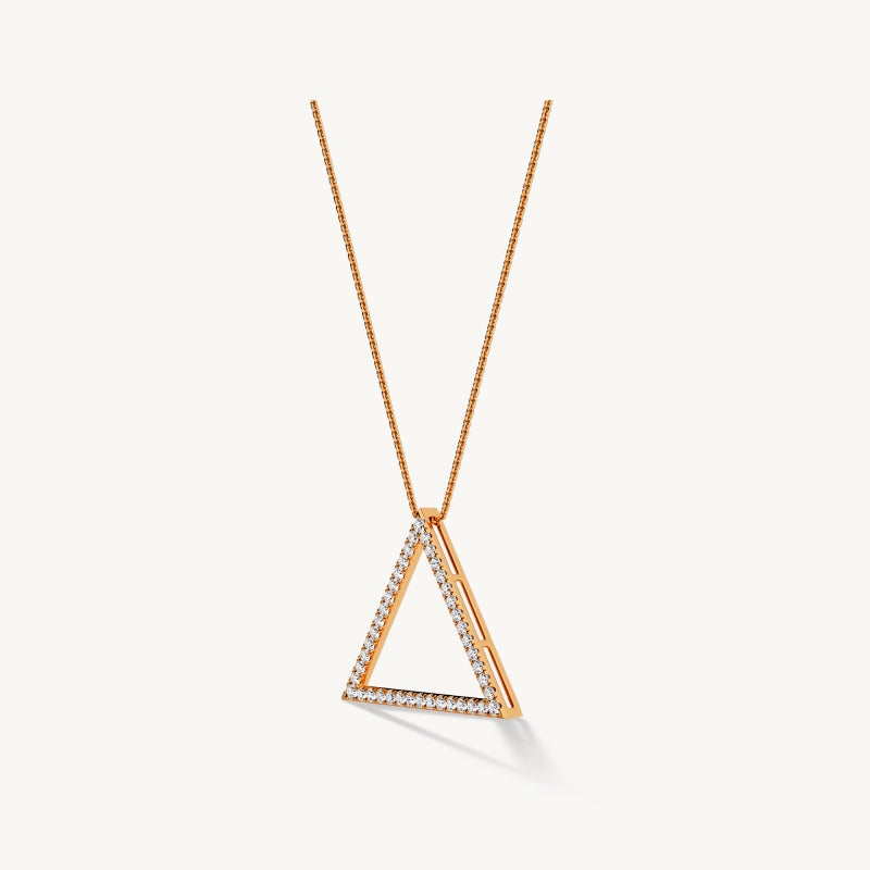 Diamond Triangle Pendant