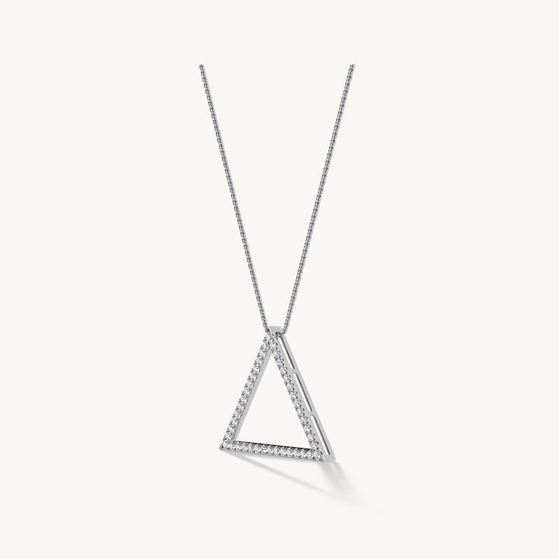 Diamond Triangle Pendant
