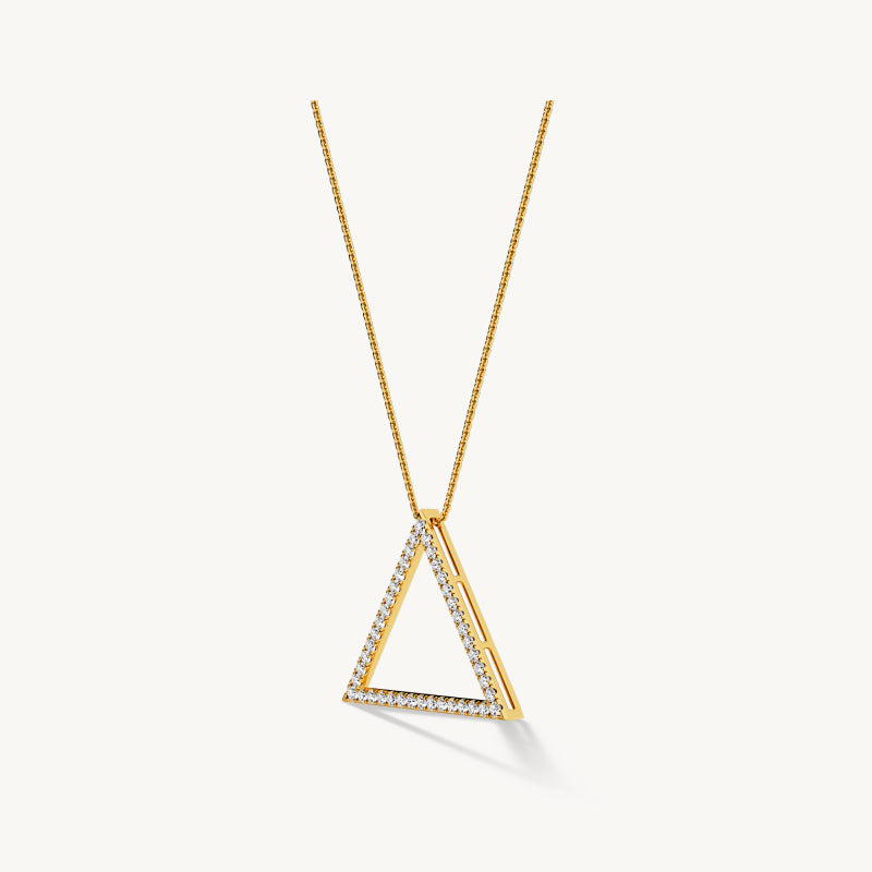 Diamond Triangle Pendant