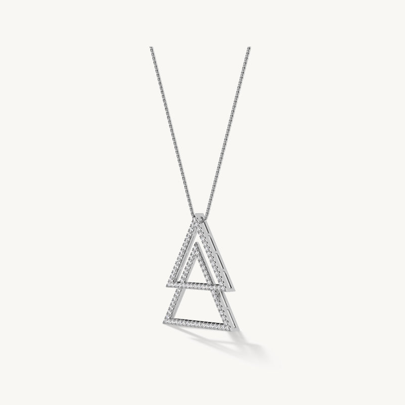 Double Triangle Pendant