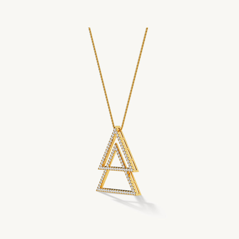 Double Triangle Pendant