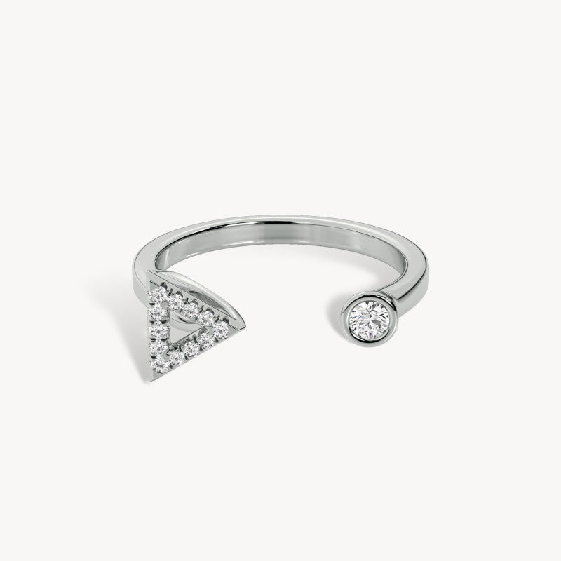Triangular Triumph Ring