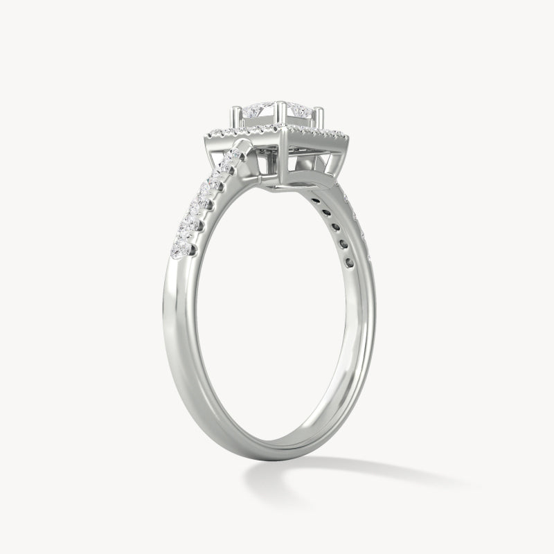 Radiant Halo Ring