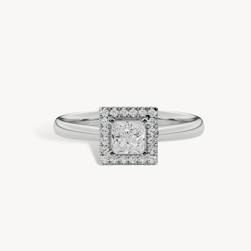 Square Sparkle Ring