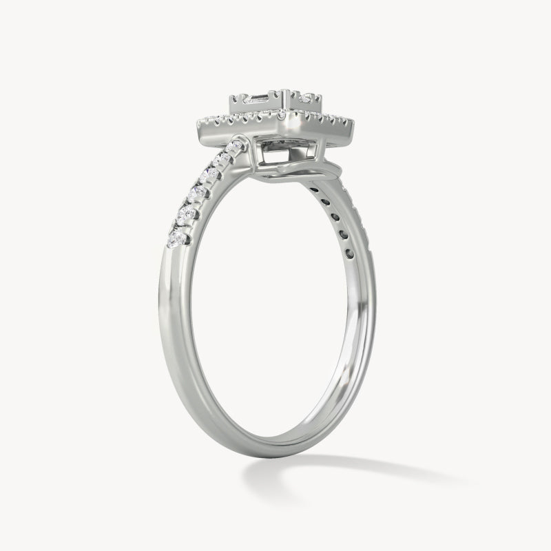 Radiant Rectangle Ring