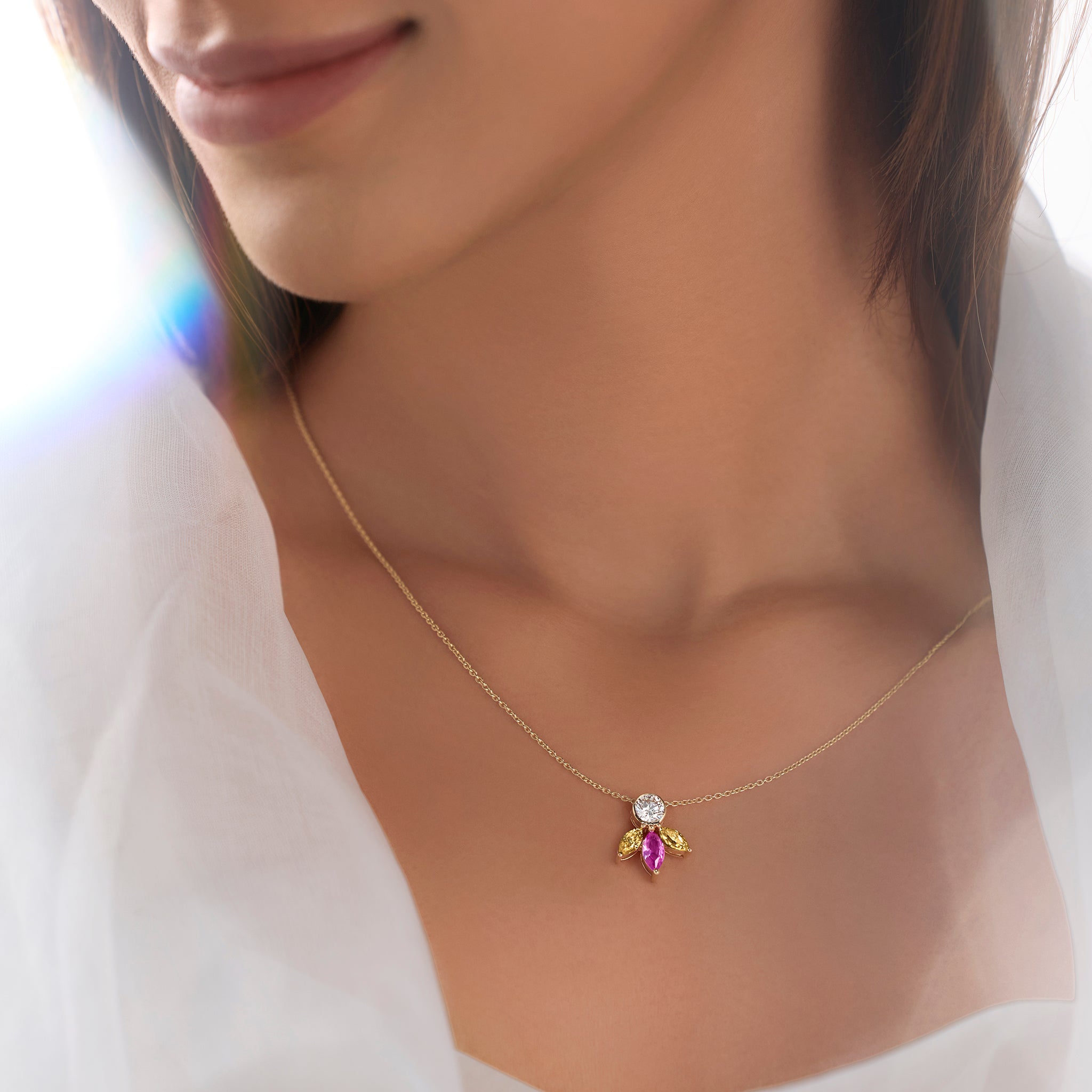 Playful Petal Pendant