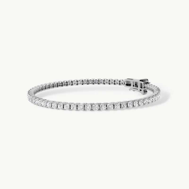 4.80 Cttw Princess Cut Tennis Bracelet