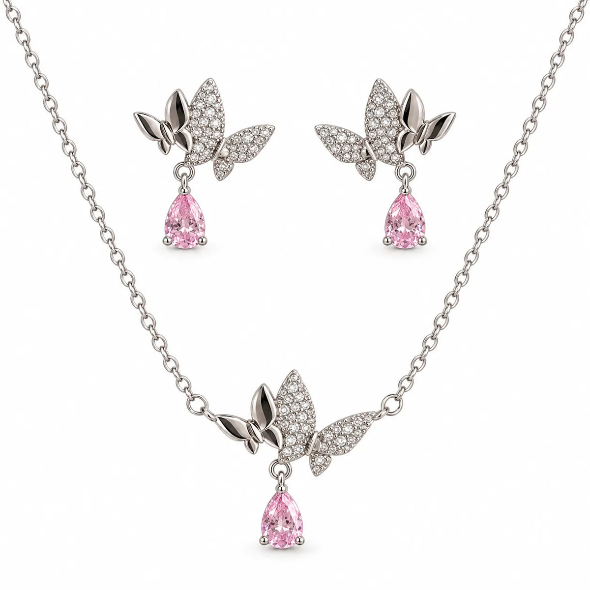 Pink Riot Pendant Set
