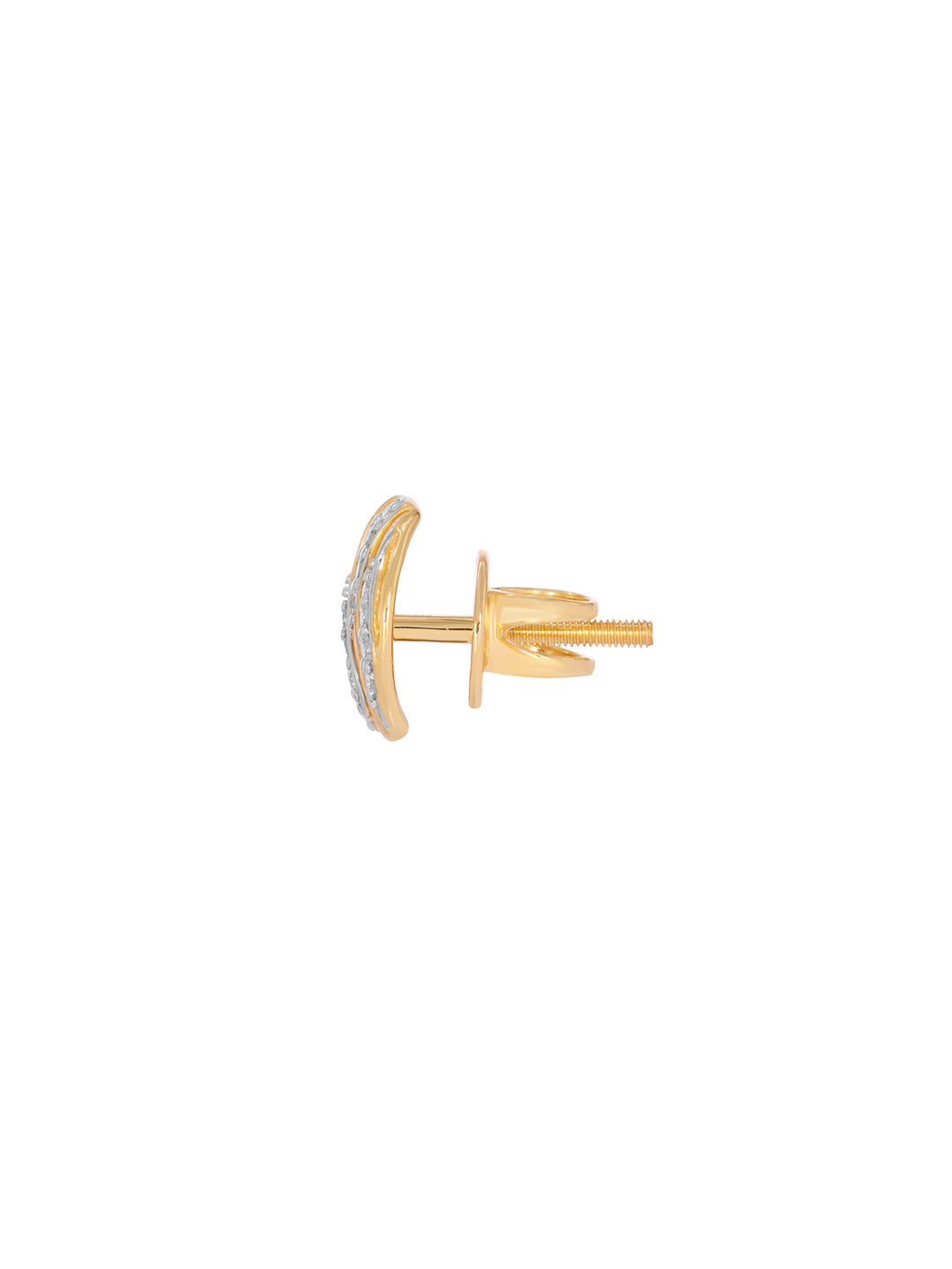 BAYAN Round Diamond Fire Stud | Lab Grown Diamond | Silver | SGL Certified