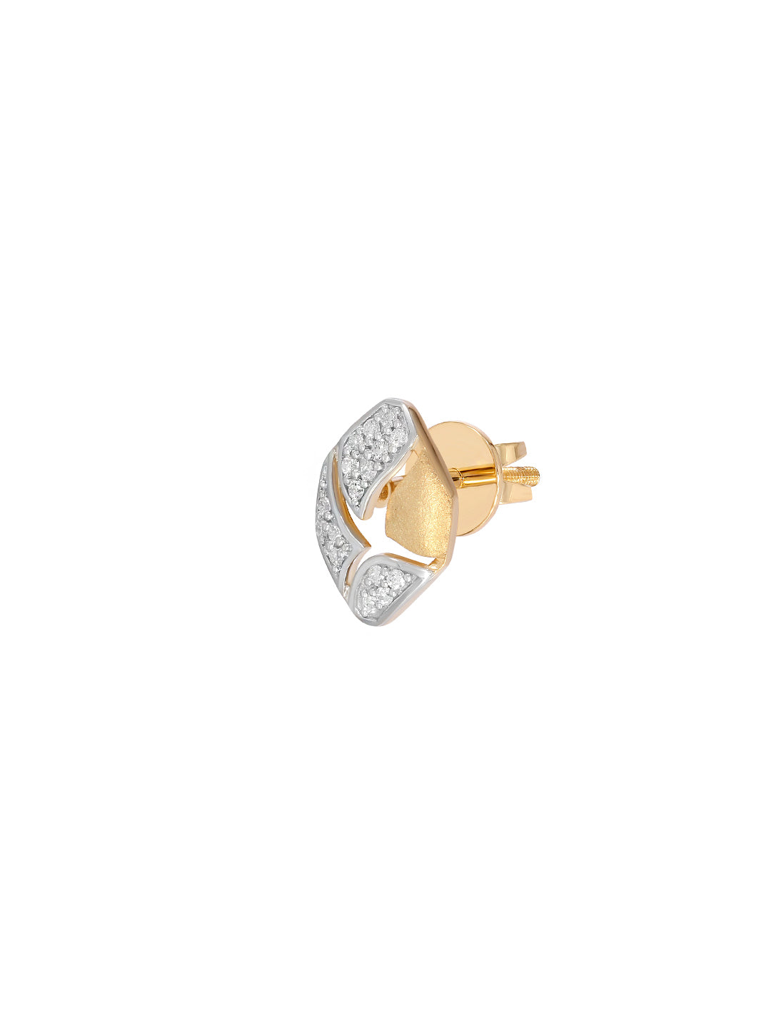 BAYAN Round Diamond Cut Flower Stud | Lab Grown Diamond | Silver | SGL Certified