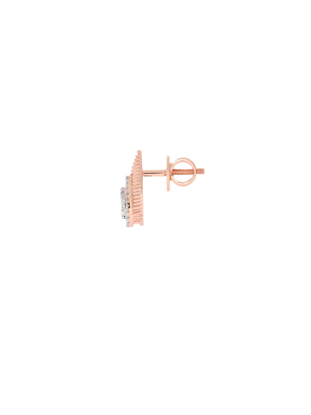 BAYAN Baguette Cut Composite Beach Earring | Lab Grown Diamond | Silver | SGL Certified