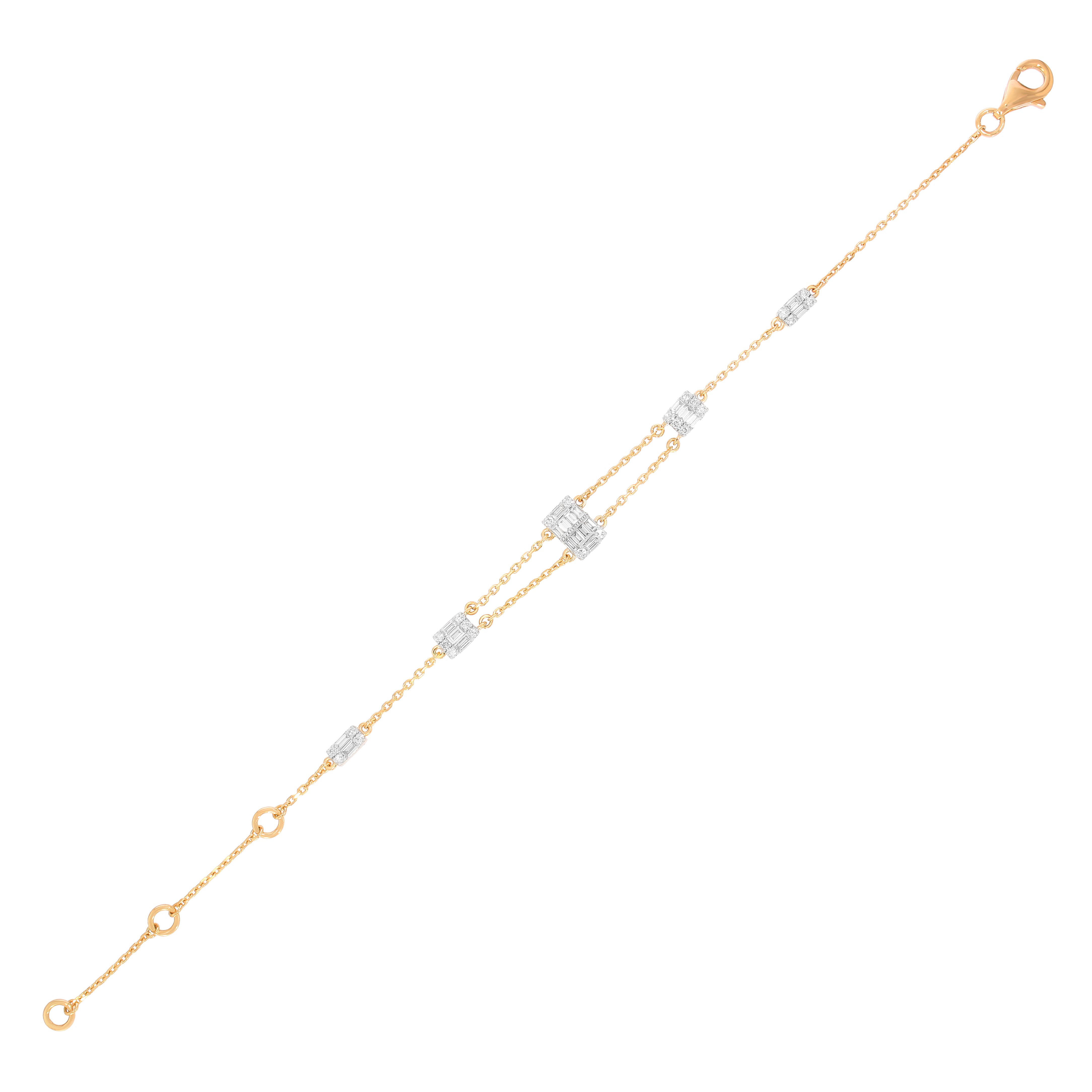 The Baguette Bloom Bracelet