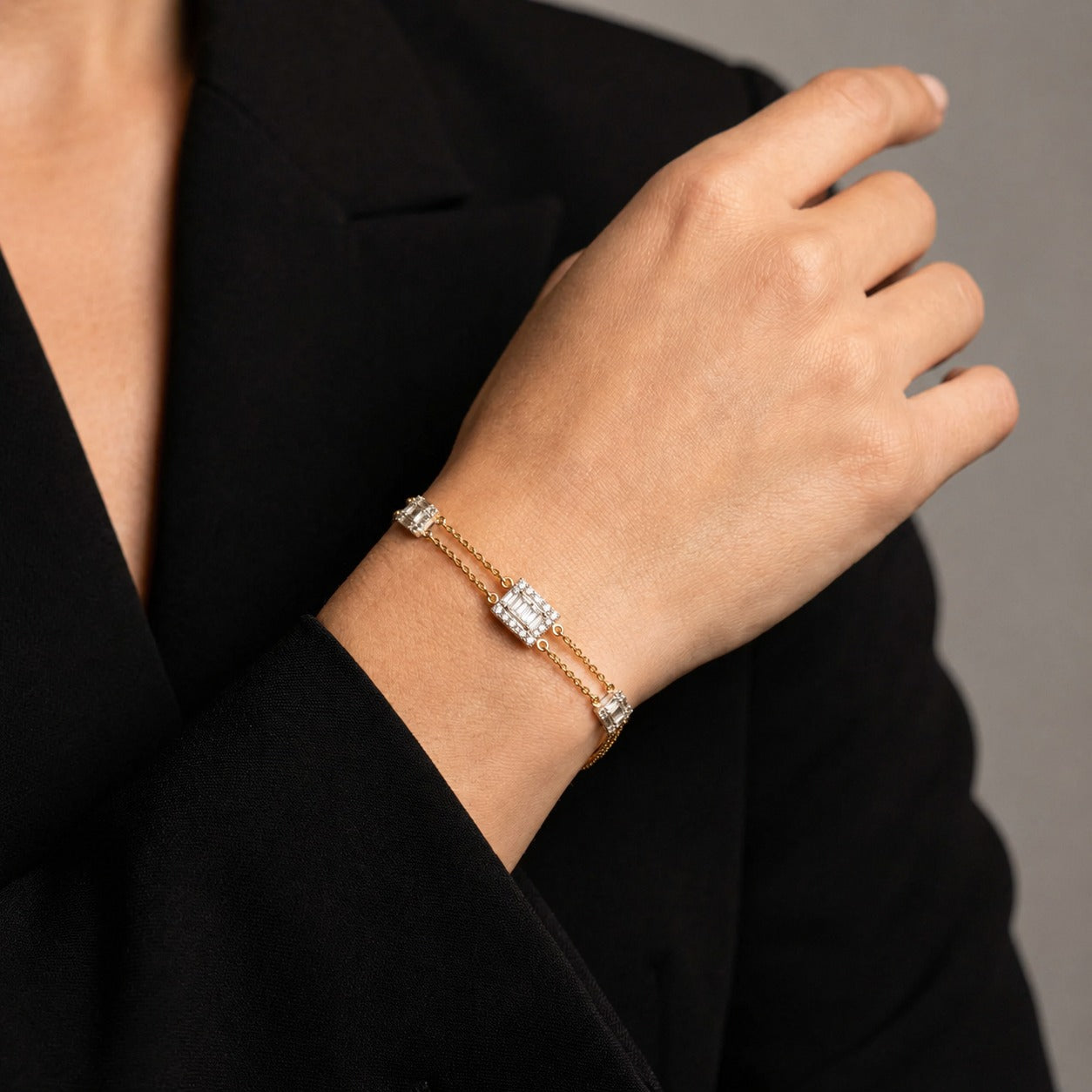 The Baguette Bloom Bracelet