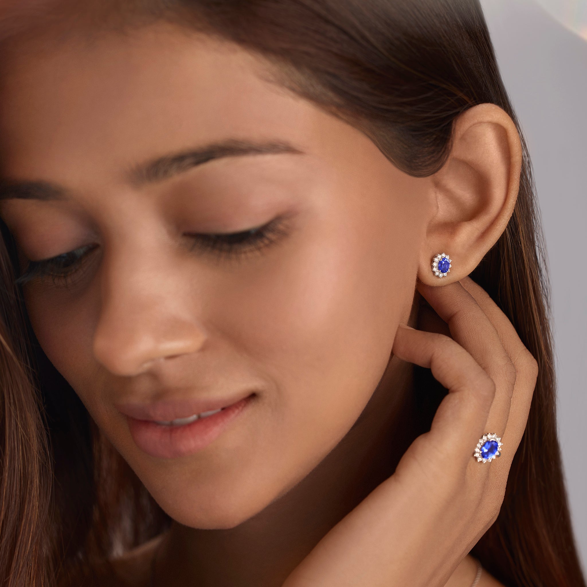 Blue Sapphire Muse Drops Earrings