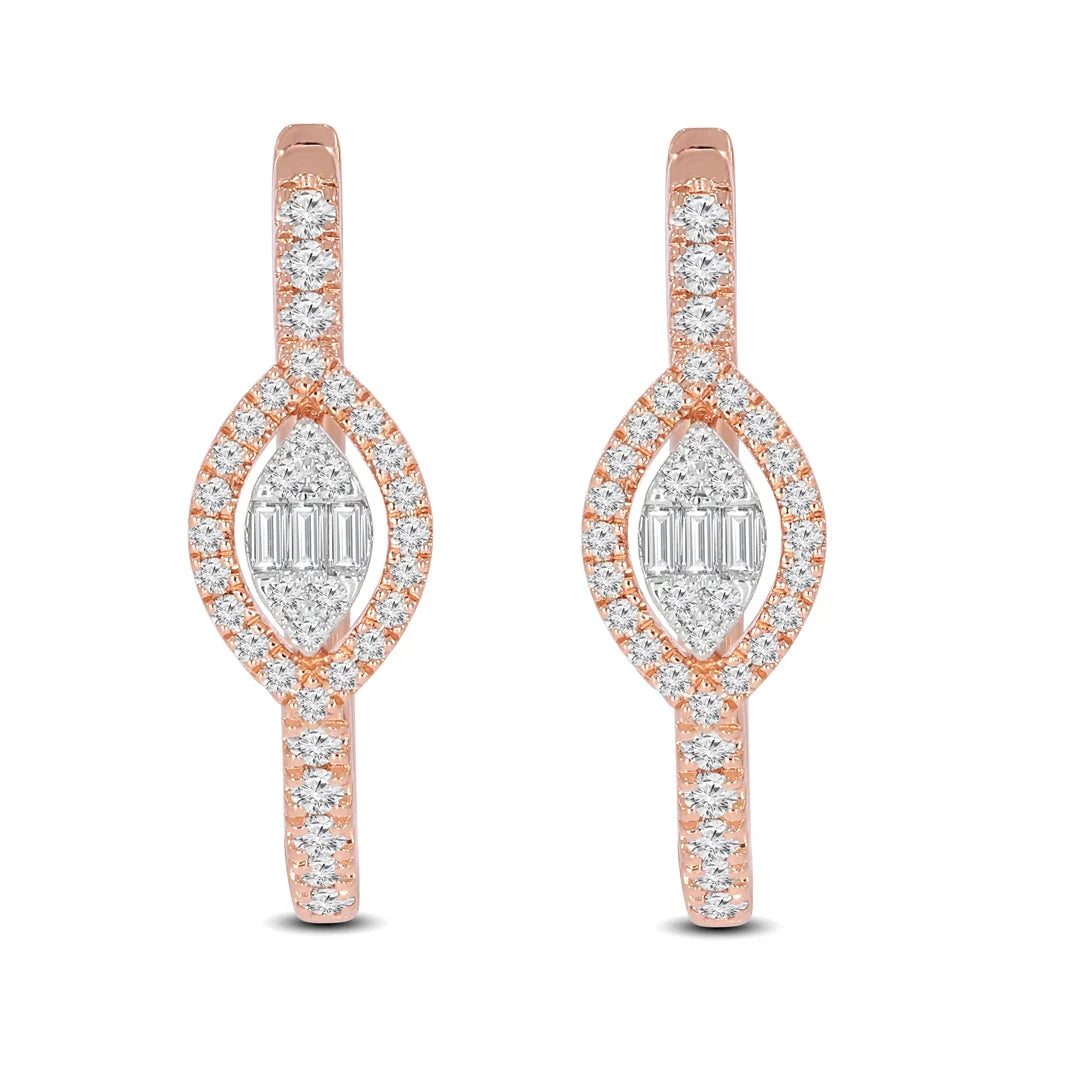 Huggies Lux Earring — CZ & Silver