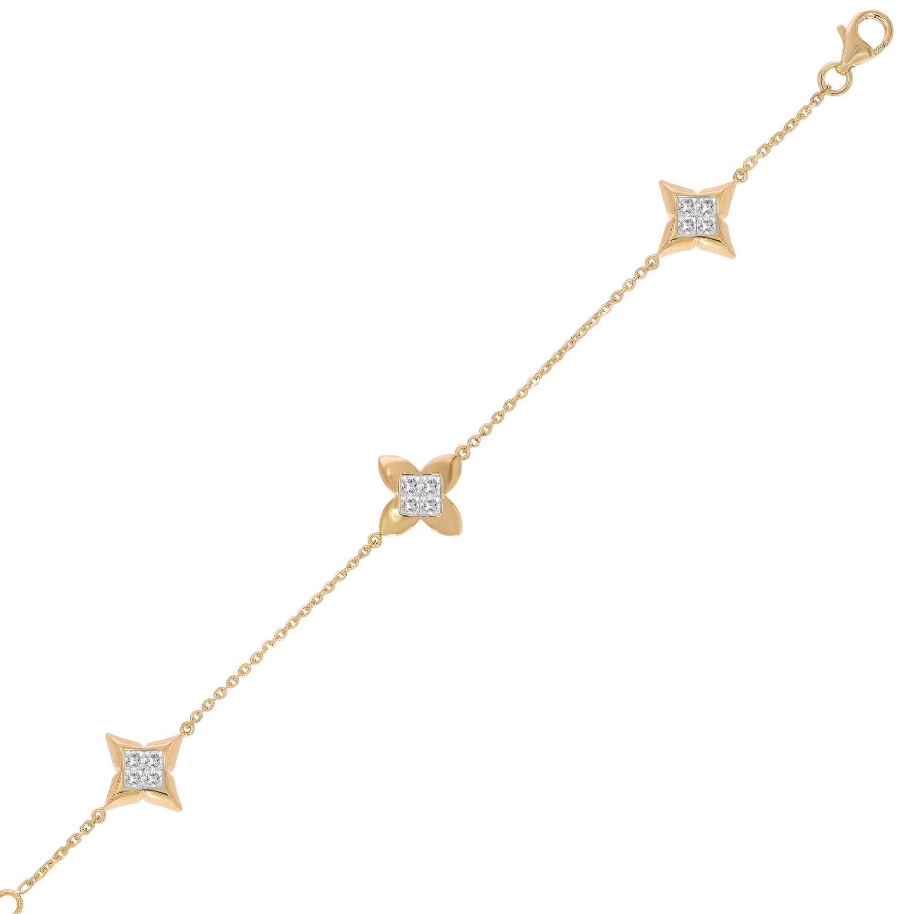 Everyday Stack Bracelet — Lab-Grown Diamond & Silver, SGL Certified