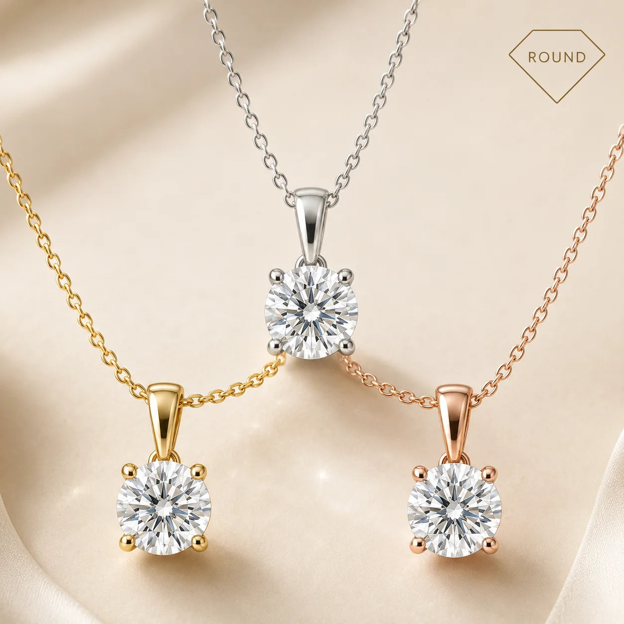 Shape of You Solitaire Pendant