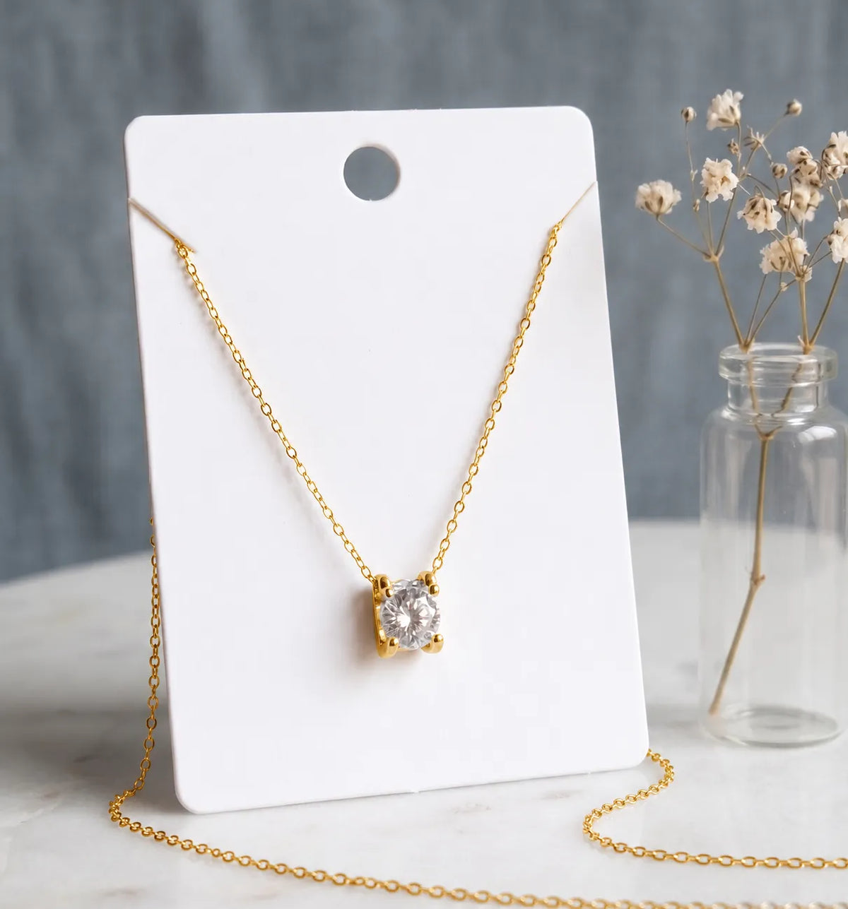 Solo Spotlight Pendant - Yellow Gold