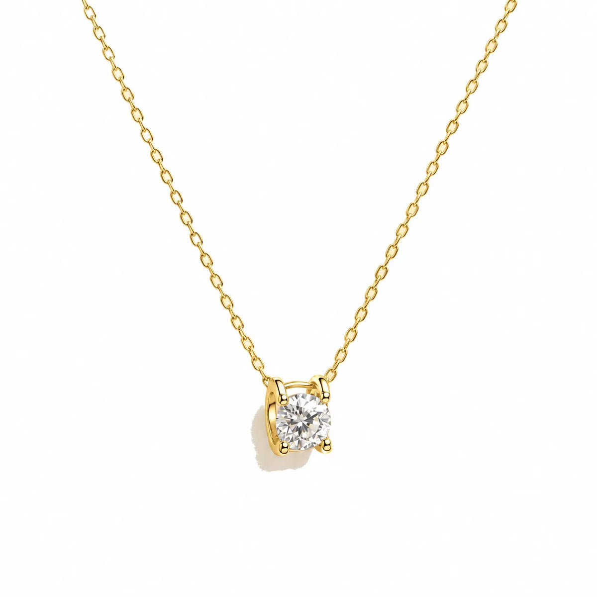 Solo Spotlight Pendant - Yellow Gold