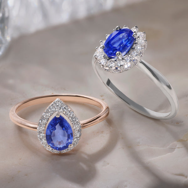 BAYAN Sapphire Hustle Ring | Lab Grown Diamond | Silver | SGL Certified