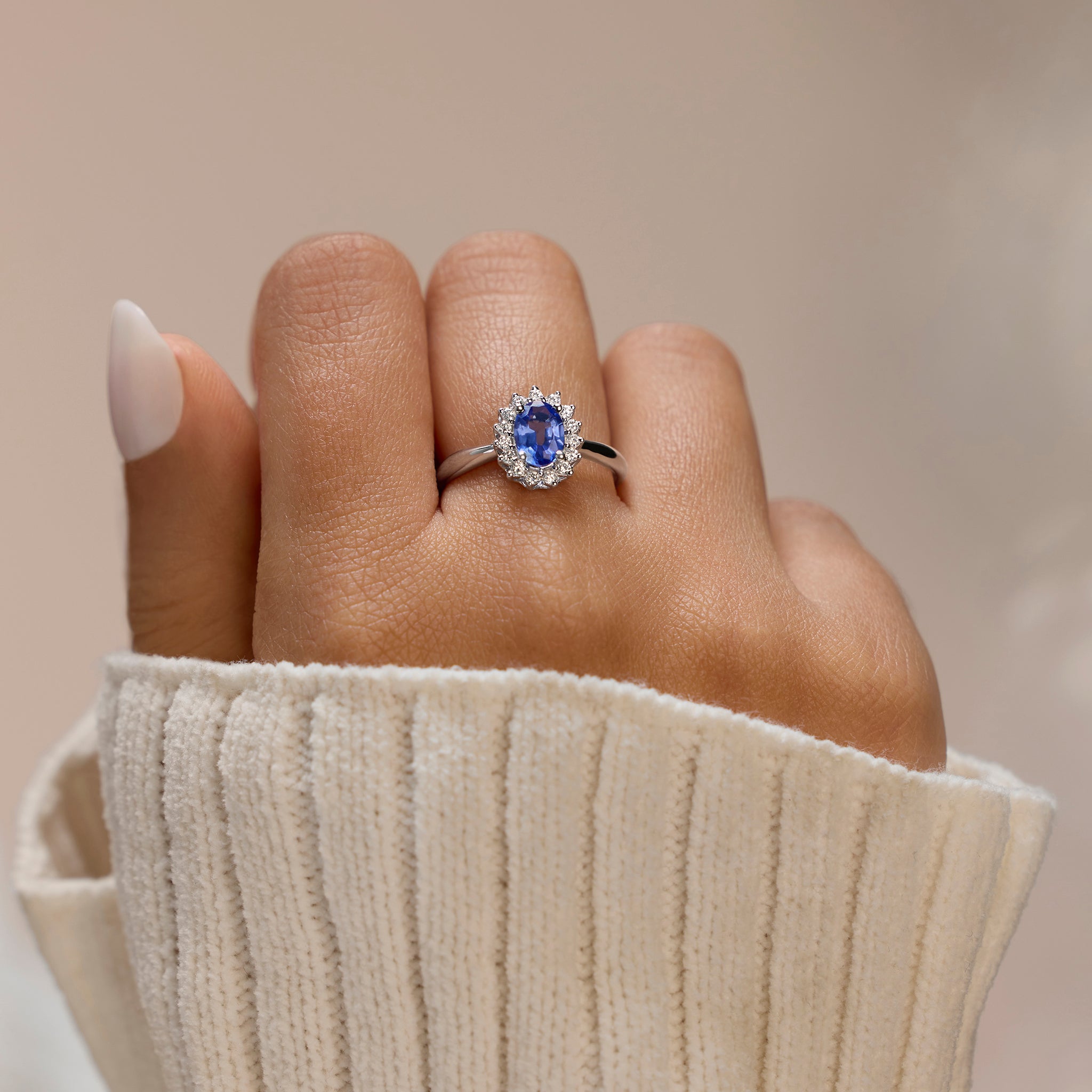 Blue Sapphire Muse Ring