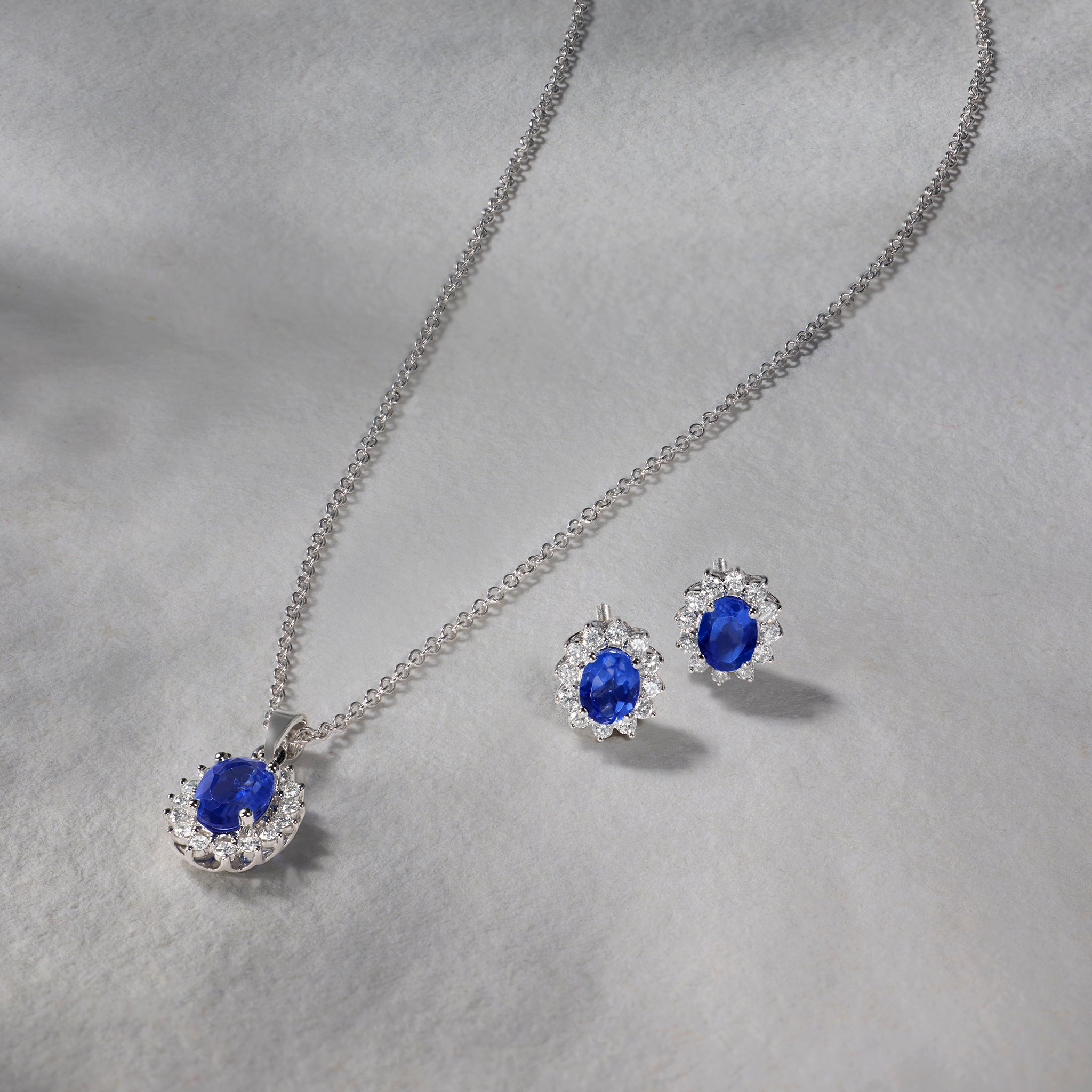 Blue Sapphire Muse Drops Earrings