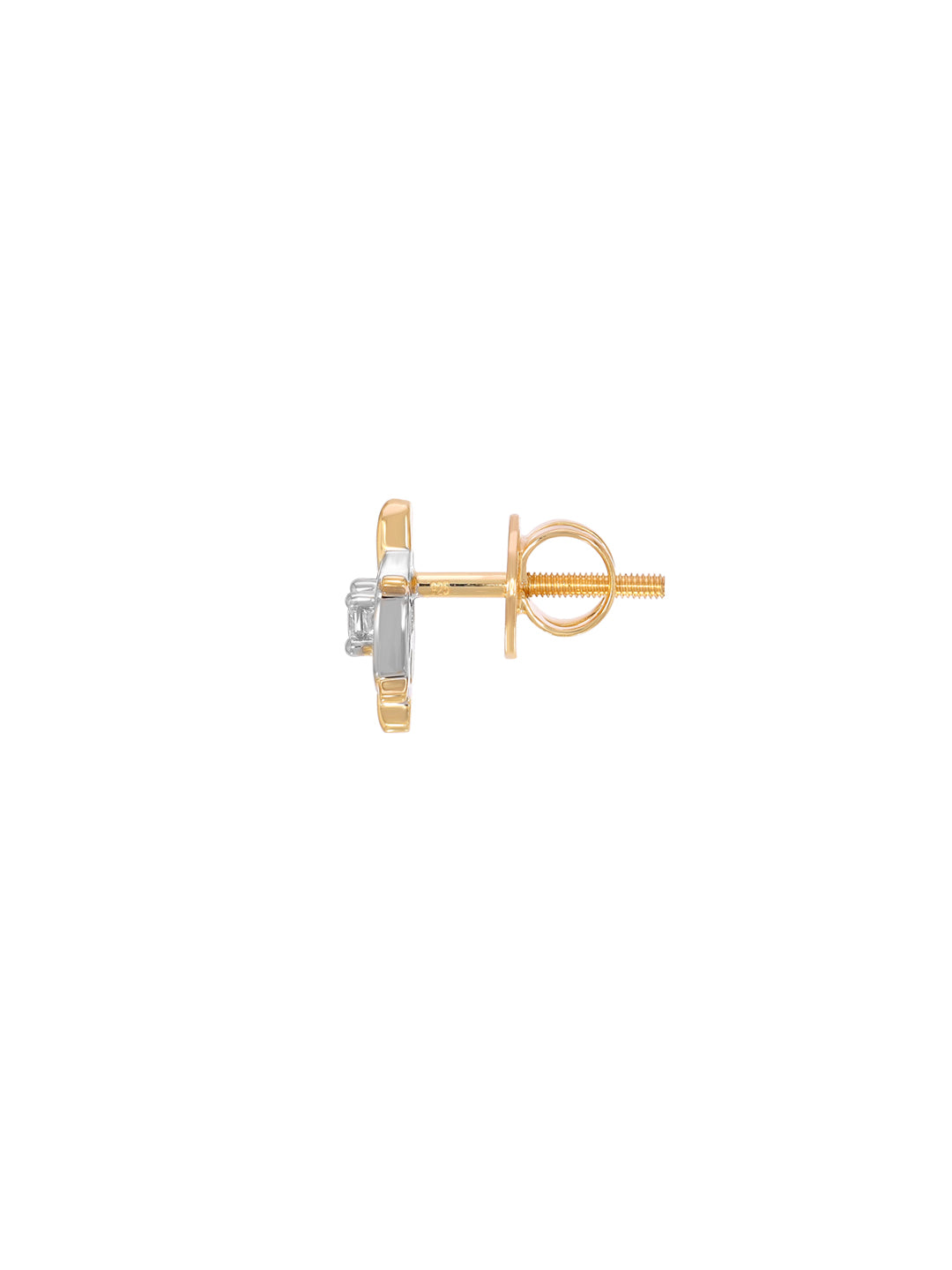 BAYAN Princess Cut Anchor Earring | Lab Grown Diamond | Silver | SGL Certified