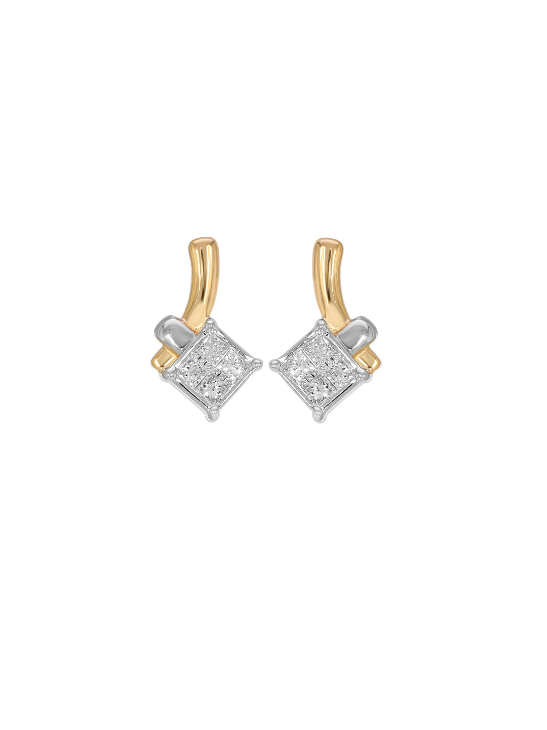 Princess Cut Invisible Setting Stud
