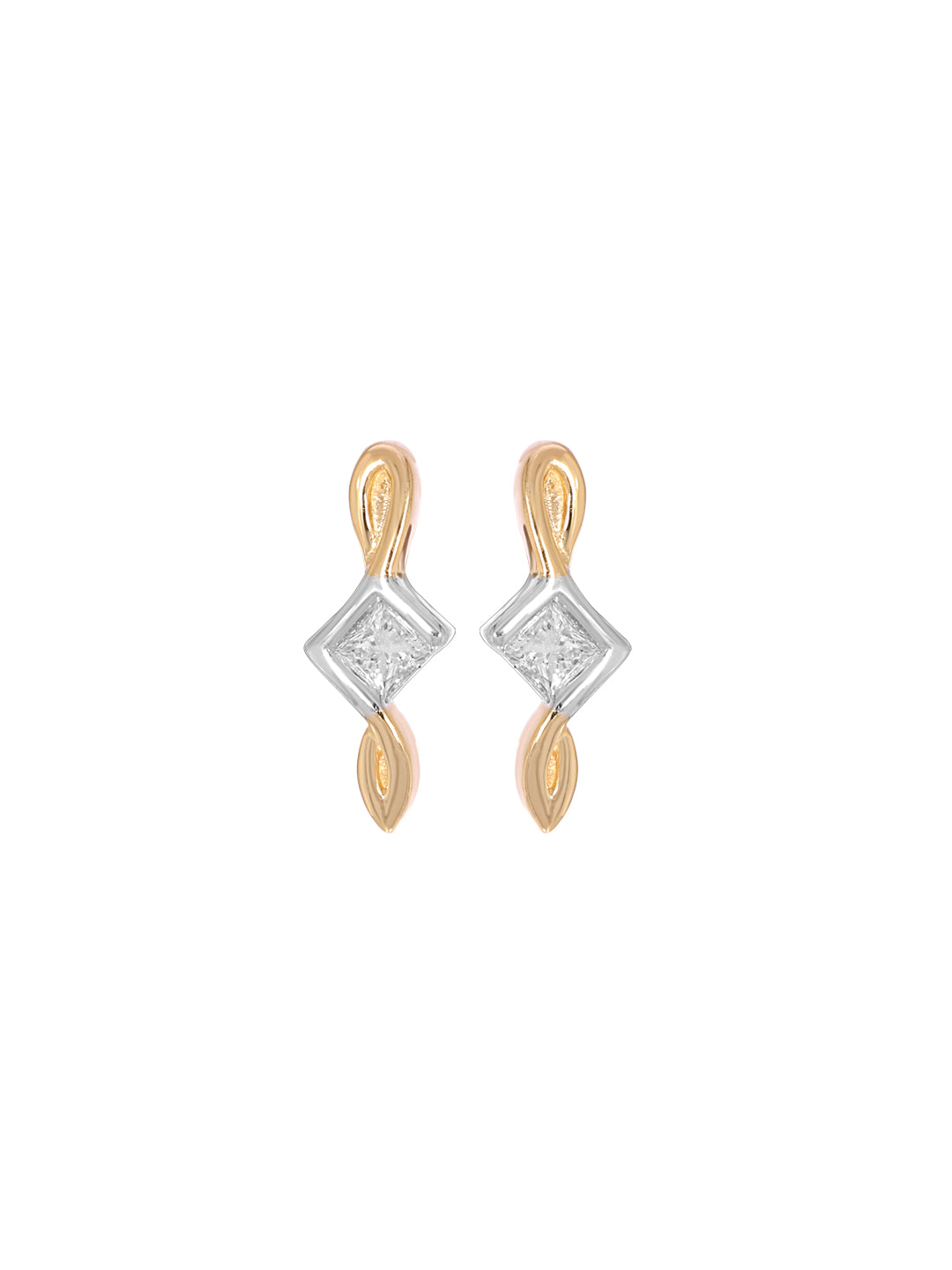 Princess Cut Stud