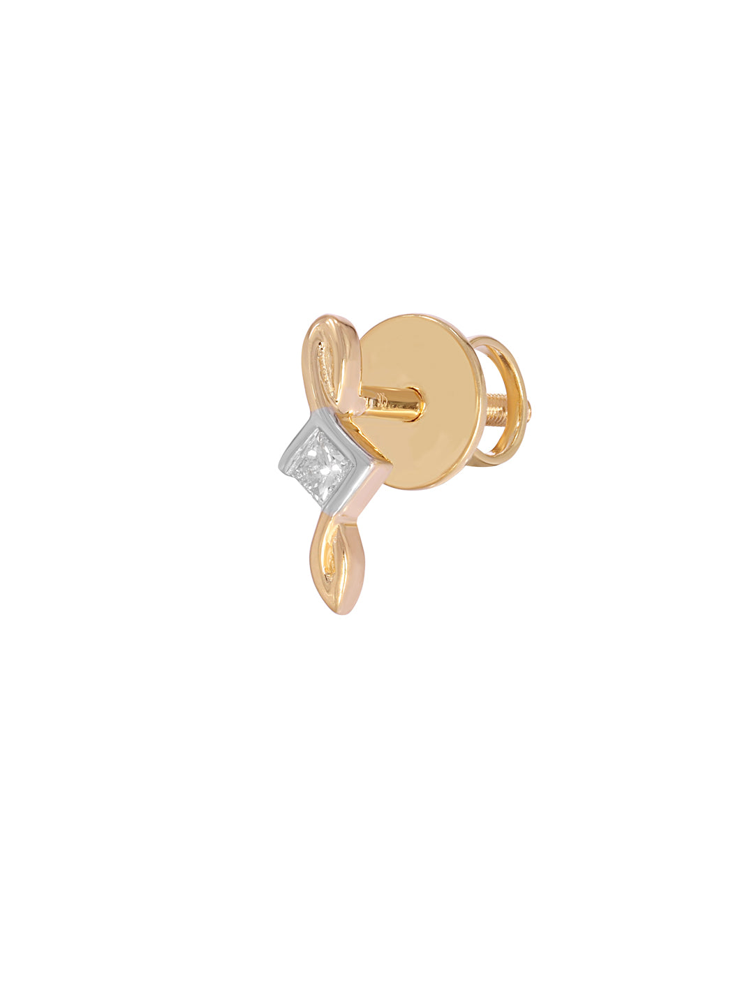 BAYAN Princess Cut Stud | Lab Grown Diamond | Silver | SGL Certified