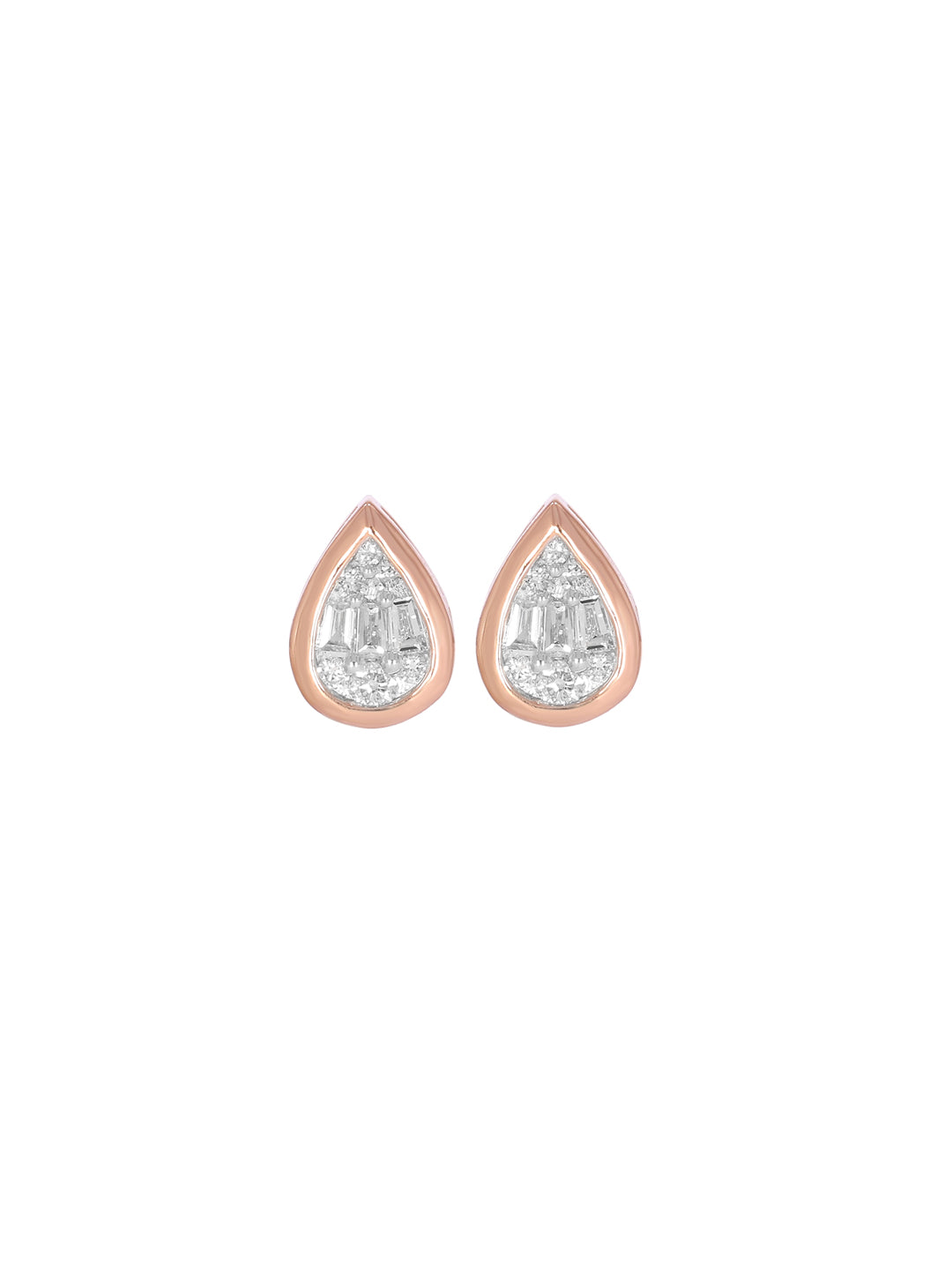 Baguette Cut Composite Drop Earring