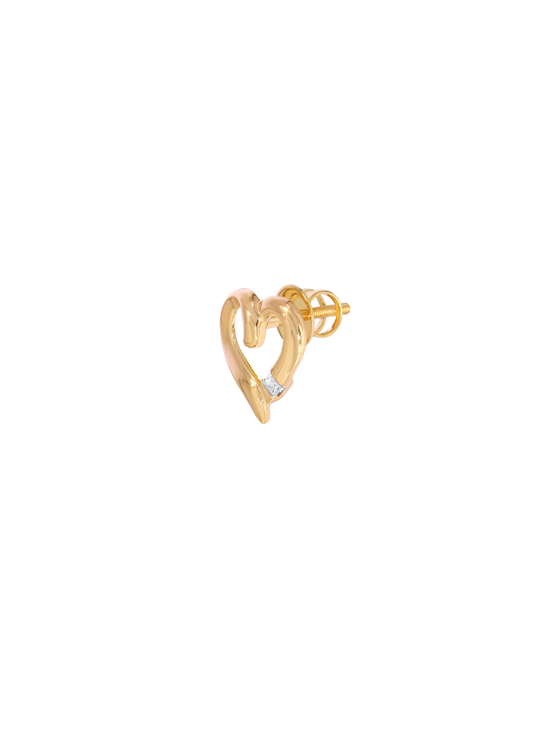 BAYAN Princess Cut Pulse Earring | Lab Grown Diamond | Silver | SGL Certified