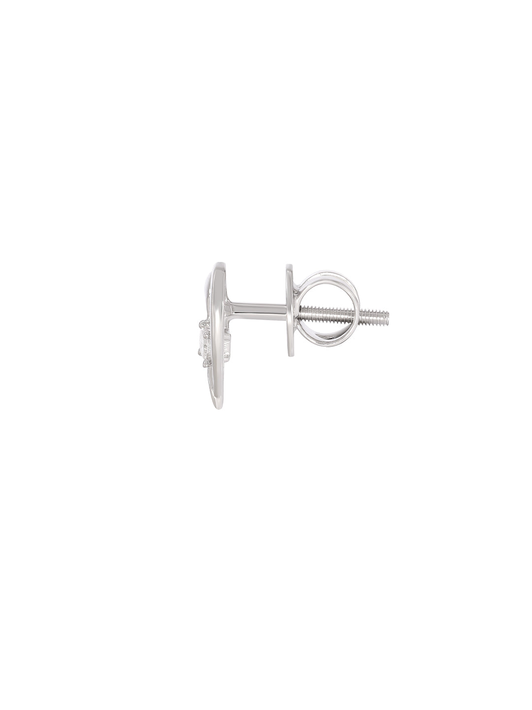 BAYAN Princess Cut Beloved Earring | Lab Grown Diamond | Silver | SGL Certified
