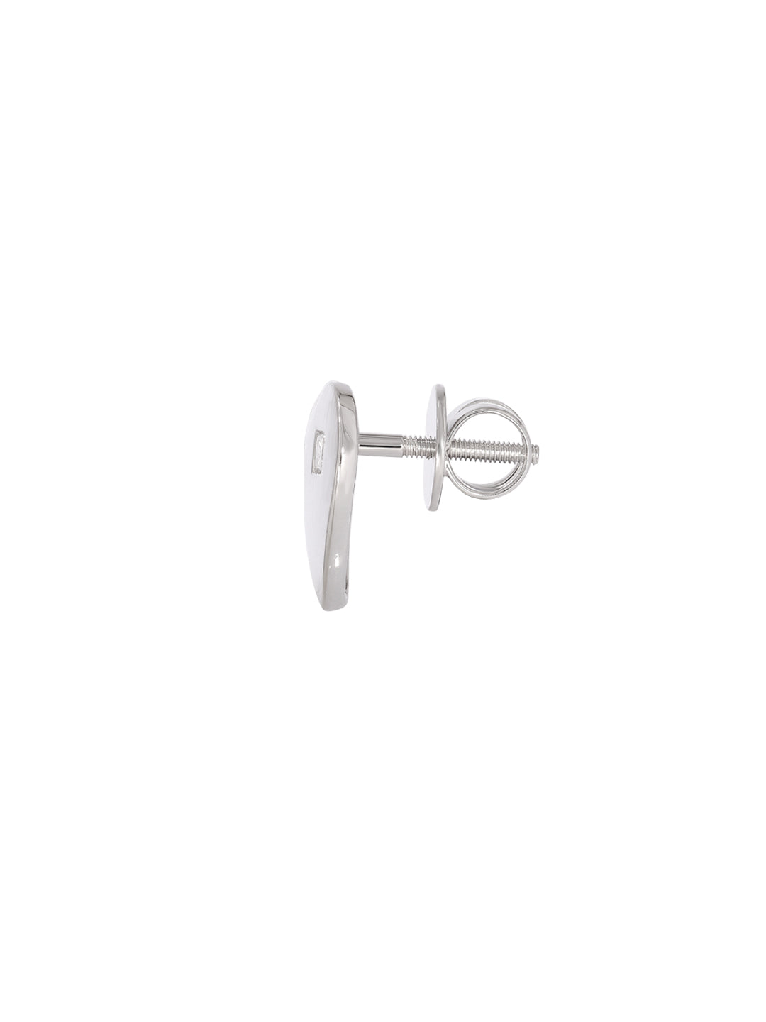 BAYAN Princess Cut Love Earring 0.08ct | Lab Grown Diamond | Silver | SGL Certified