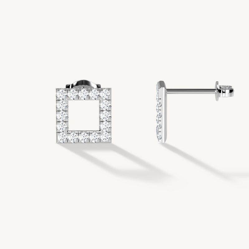 Square Stud Earrings